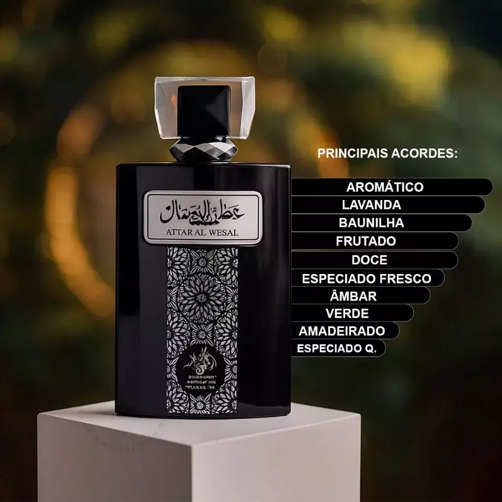 Perfume Árabe Masculino Attar Al Wesal 100ml