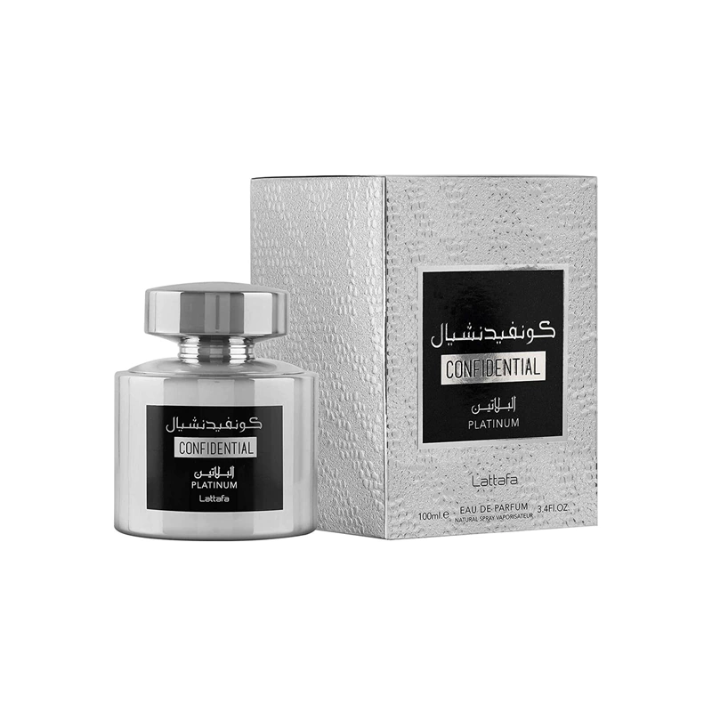 Perfume Lattafa Confidential Platinum Masculino 100Ml